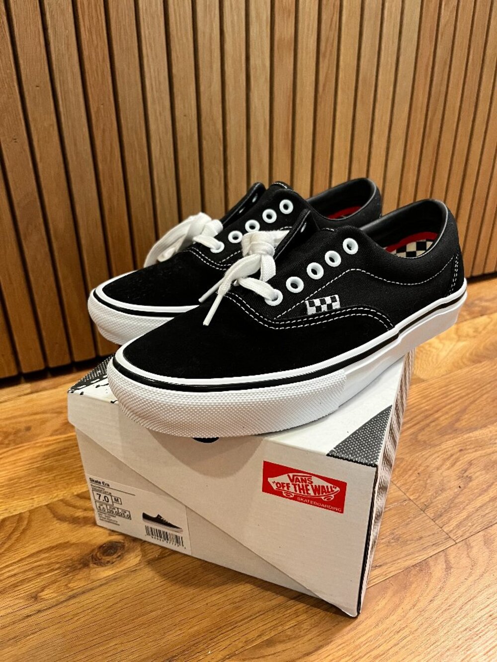 Vans Skate Era Black & White Shoes